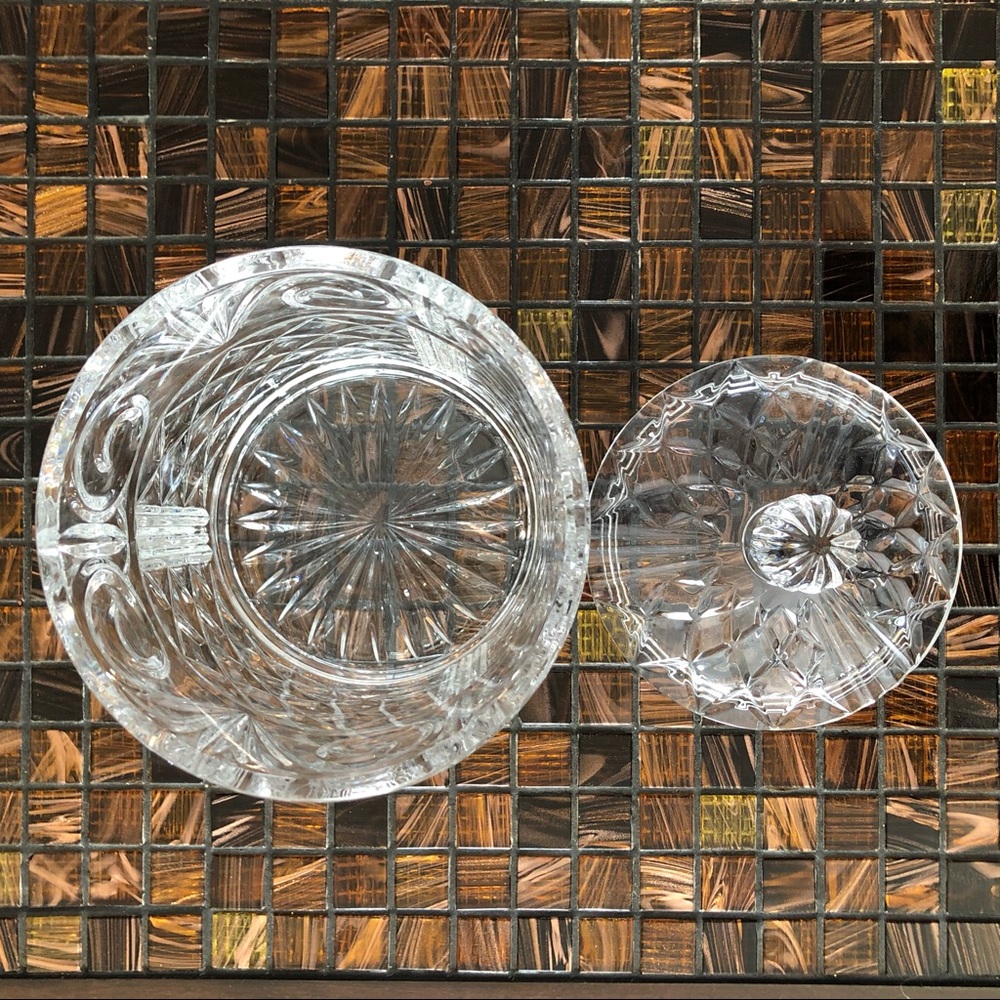 CUT GLASS Decorative Jar - Picture 6 of 11